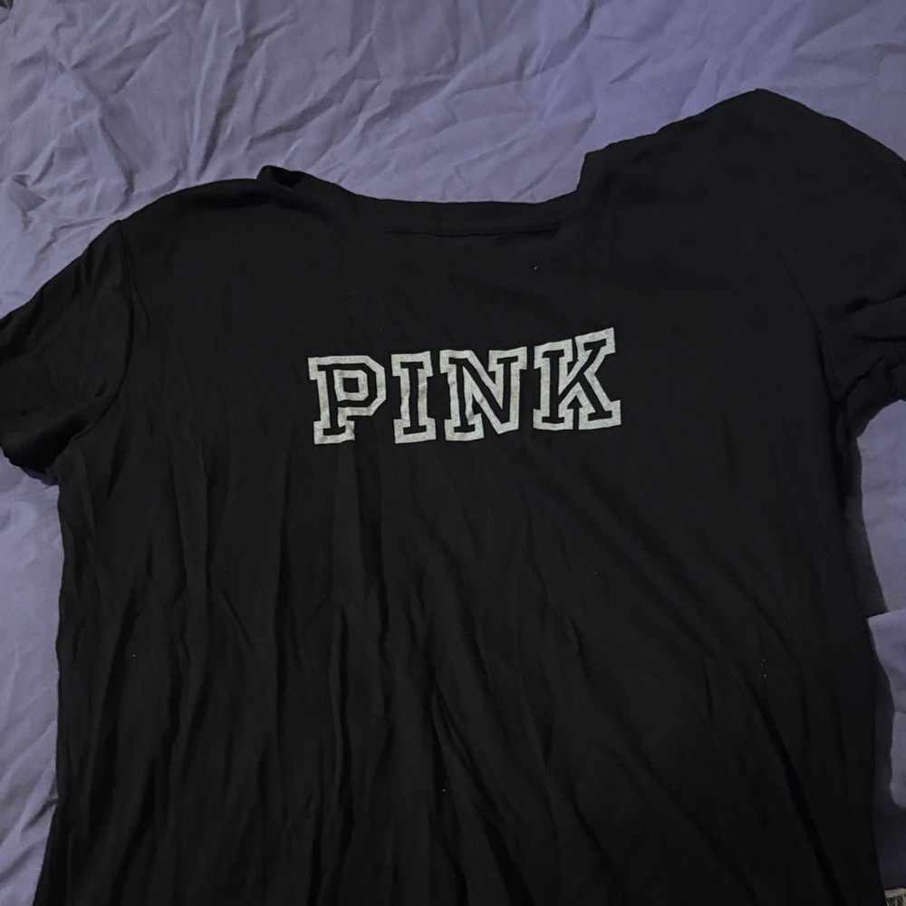 PINK Victoria's Secret Black Tee